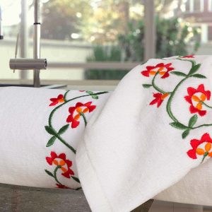 EMBROIDERED TOWELS