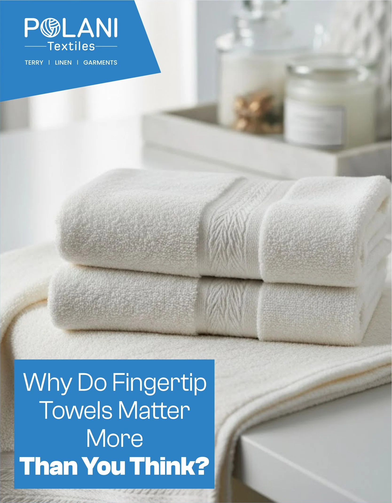 White face cloth with cosmetic items