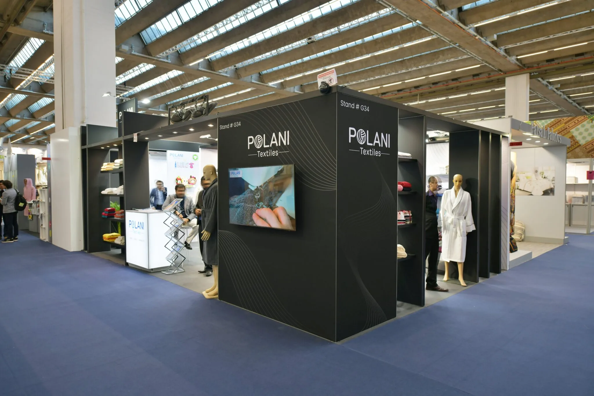 Polani textile booth heimtextil 24