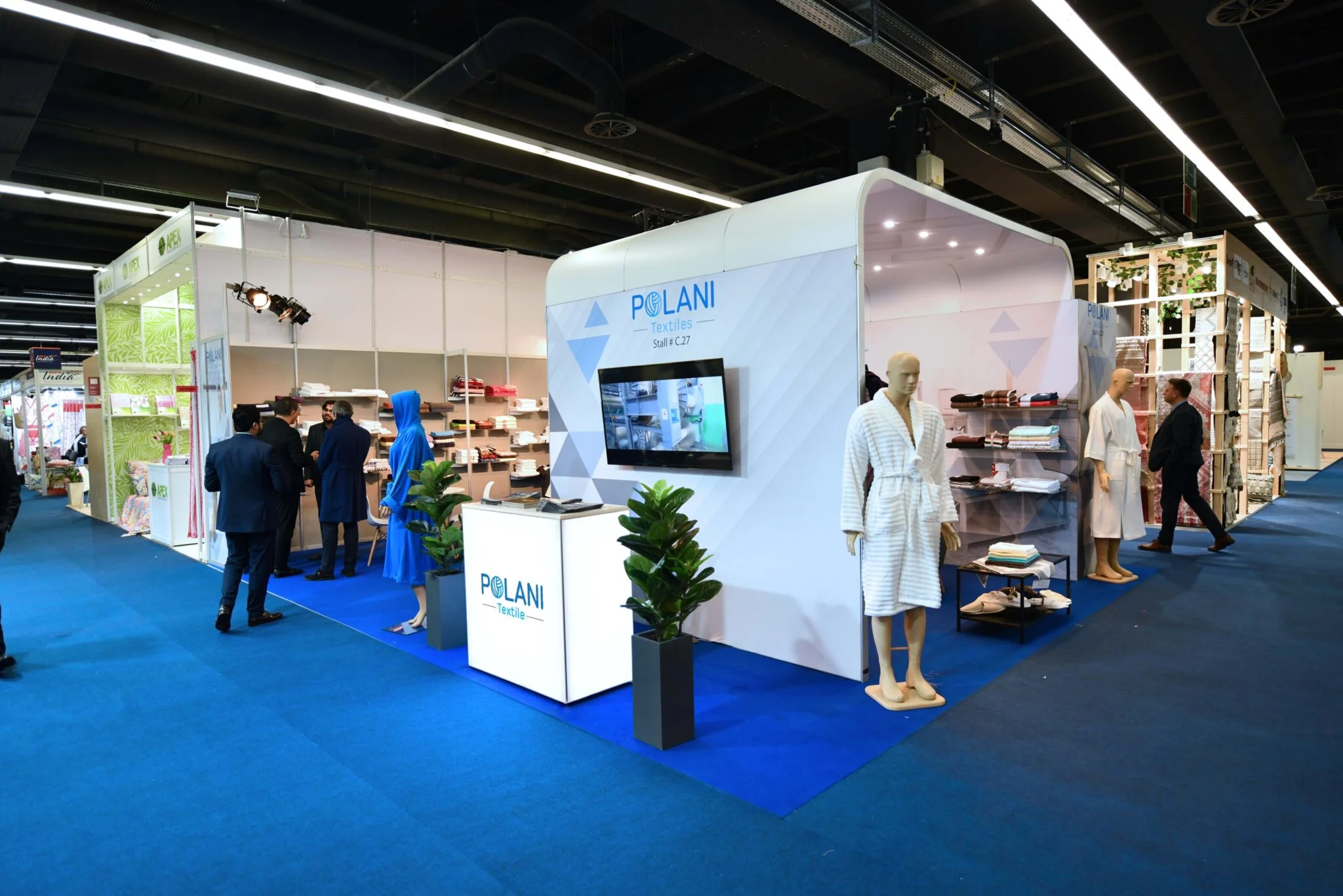 polani textile booth heimtextil 25
