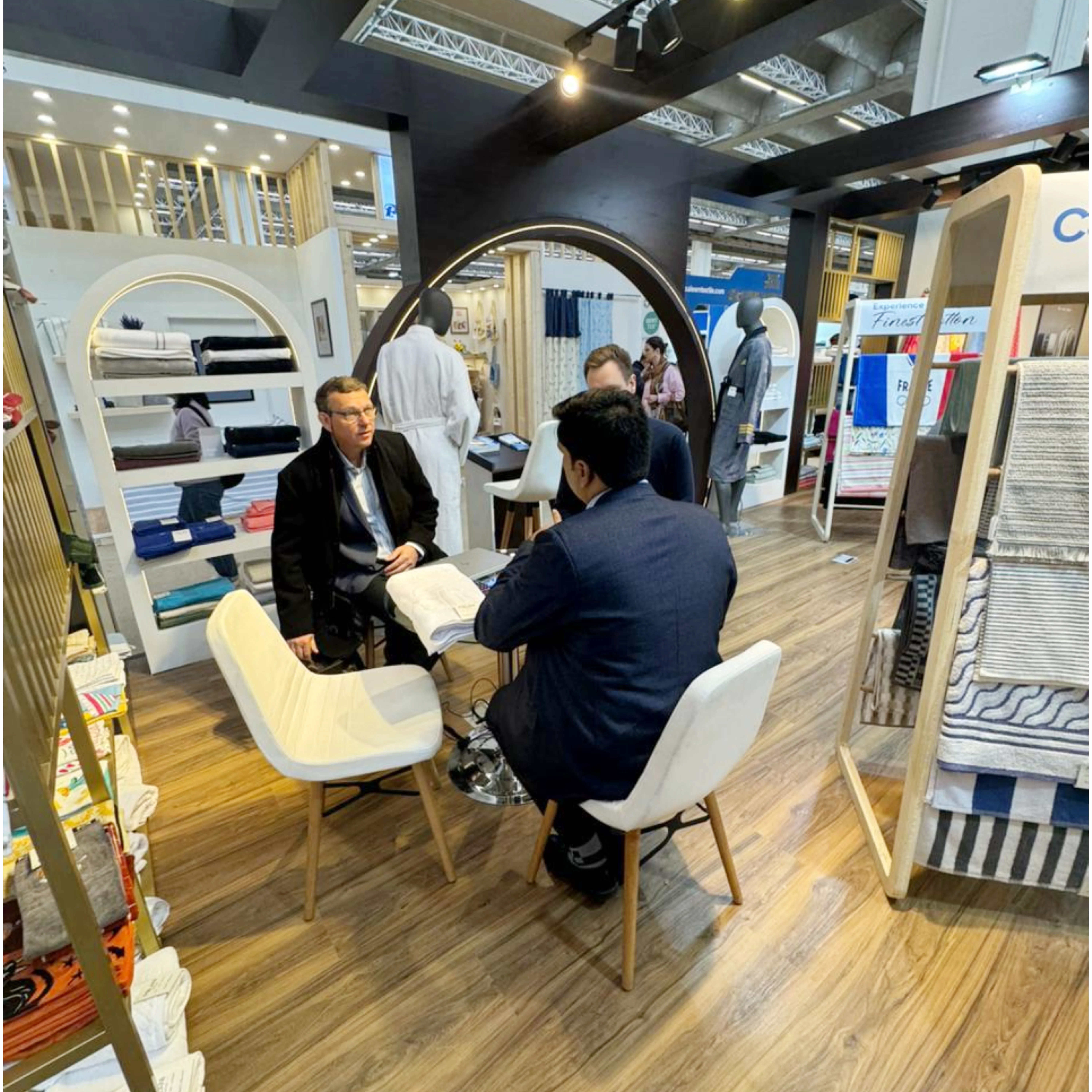 beach towels drying under sky