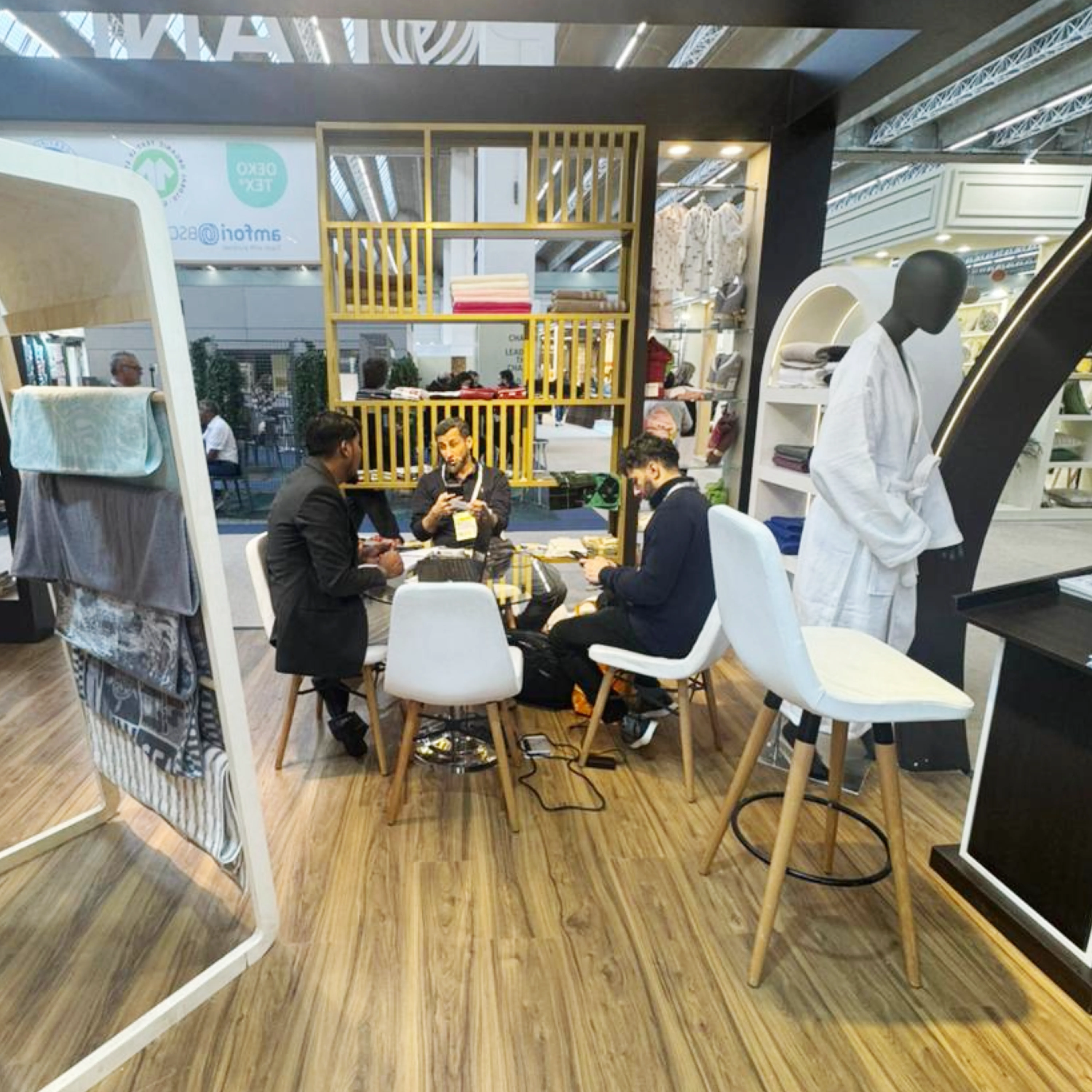 beach towels drying under sky